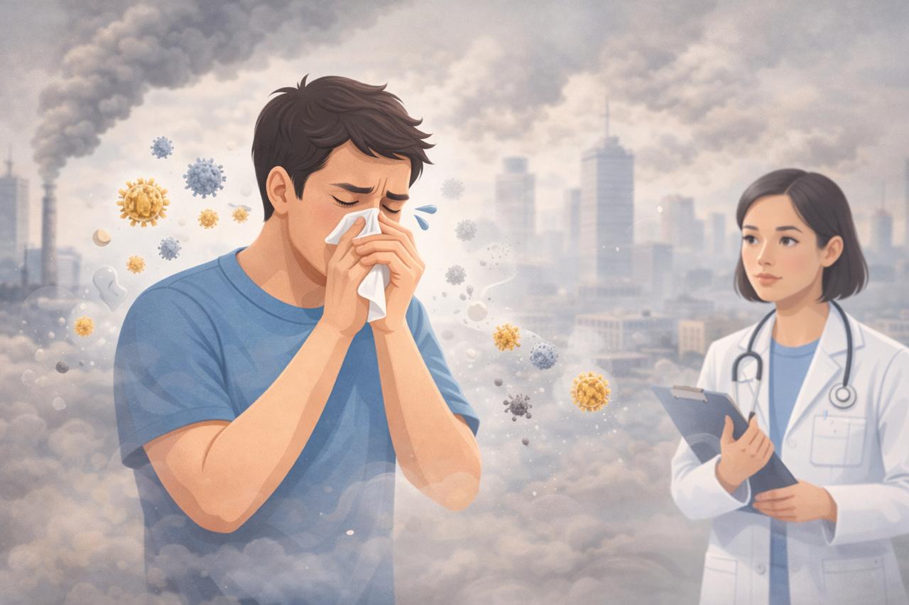 Аллергия и загрязнение воздуха: как смог влияет на симптомы